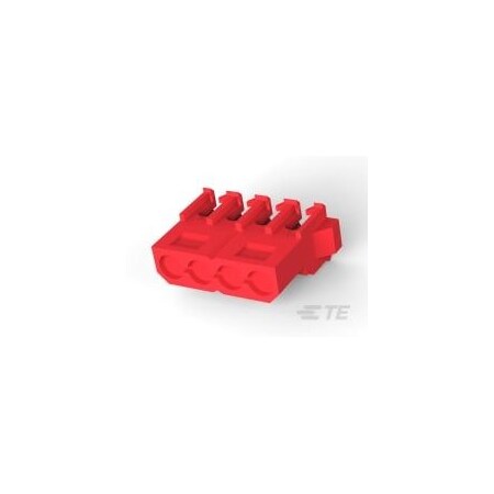 Te Connectivity 4P CMNL IDC PLUG 22AWG RED V2 770156-2